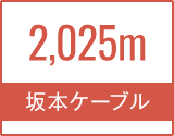 坂本ケーブル 2,025m